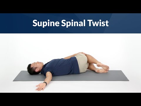 Supine Spinal Twist
