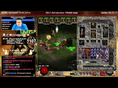 Diablo 2 - 8 MAN HARDCORE AMAZON SPEEDRUN! Part 1