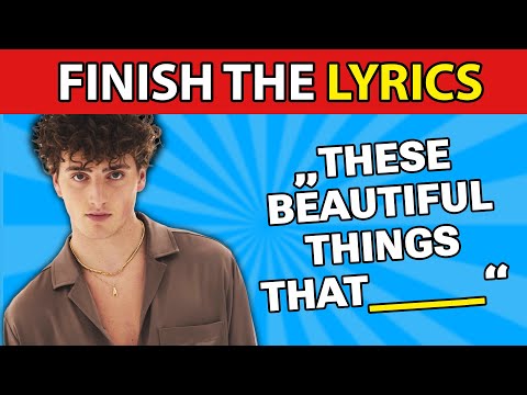 FINISH THE LYRICS 🎵 Most Popular TIKTOK Songs 2023-24 | Music Quiz 🎤