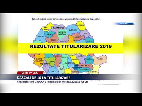 DASCĂLI DE 10 LA TITULARIZARE