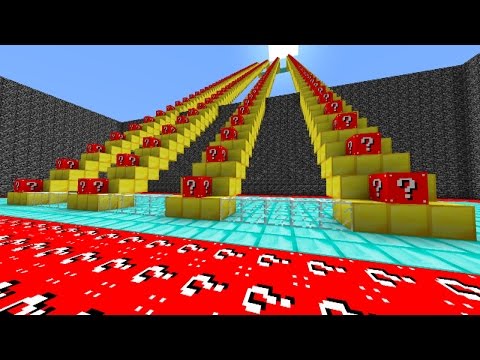 Minecraft RED LUCKY BLOCK STAIRCASE CHALLENGE #5 with Vikkstar (Minecraft Lucky Block Mod)