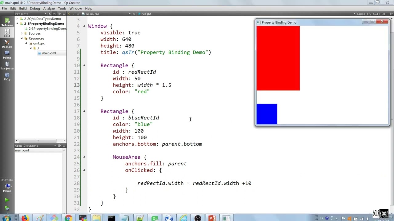 010 Property Binding in QML