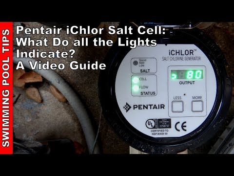 Pentair iChlor Salt Cell: What Do all the Lights Indicate? A Video Guide