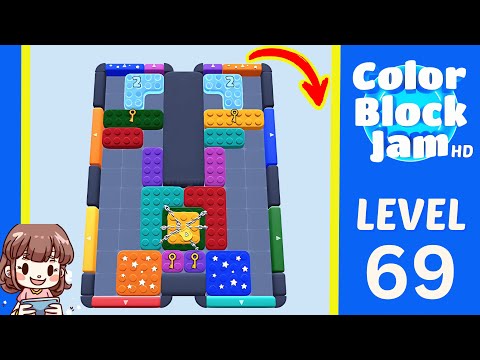 Color Block Jam Level 69 Solution Walkthrough