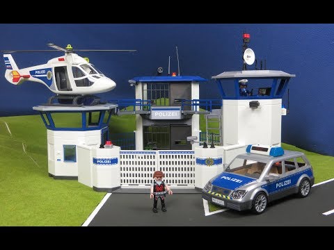Playmobil po polsku Policja i wóz strażacki|Policja i straż pożarna Playmobil