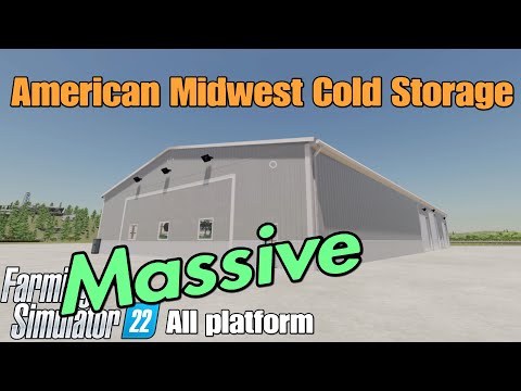 American Midwest Cold Storage / FS22 mod for all platforms