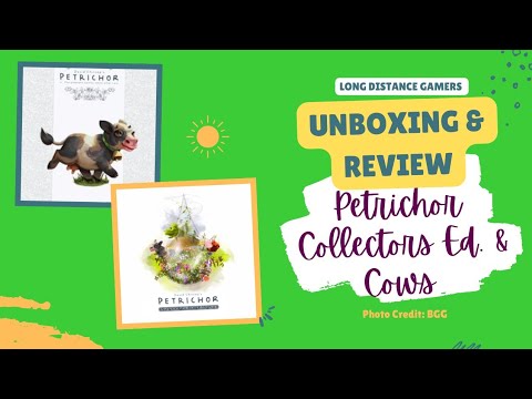 Petrichor Cows and Collectors Edition Unboxing Organization and Fresh Thoughts Mini Review