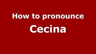 How to pronounce Cecina