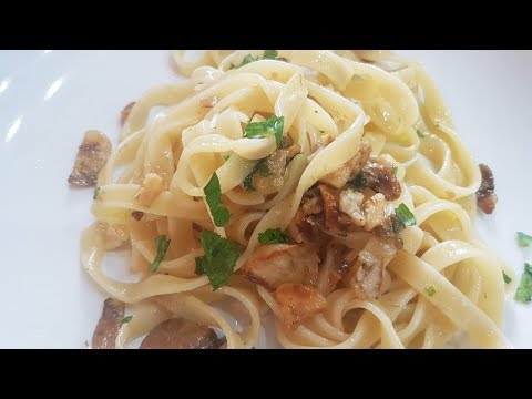 TAGLIATELLE WITH PORCINI MUSHROOMS | FoodVlogger