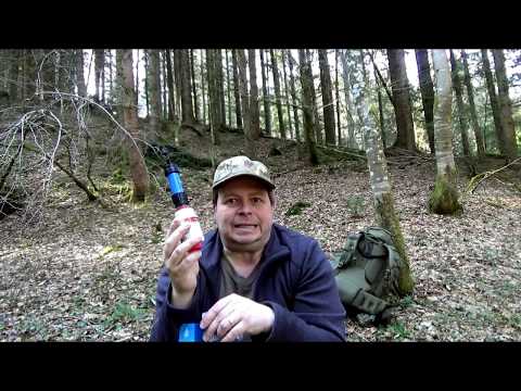 Blackout: Wassergewinnung für Notfälle, Bushcraften, Survival - Sawyer Mini Vorfilter Teil I