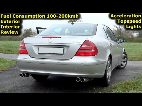 2003 Mercedes E500 4Matic 306 PS Limousine TEST DRIVE with Performance & Fuel Consumption Review