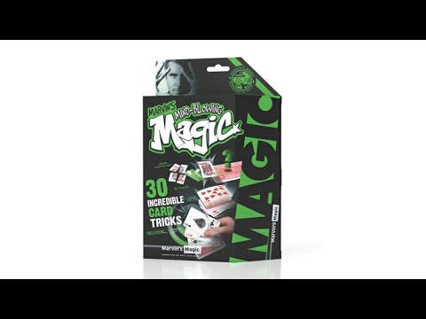 Відео огляд Набір фокусів «Приголомшлива магія: 30 неймовірних карткових фокусів», Marvin's Magic