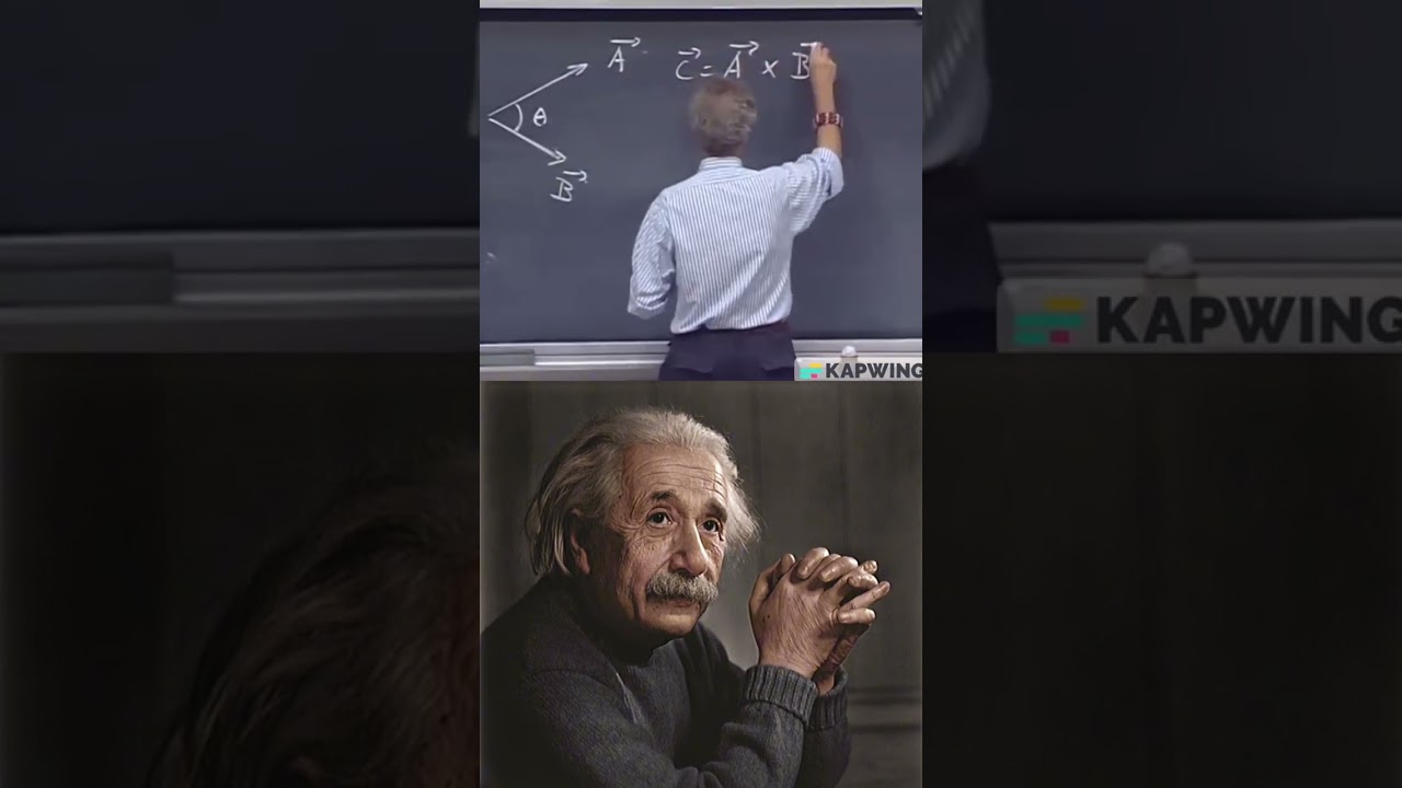 Walter Lewin explains the properties of vector cross product