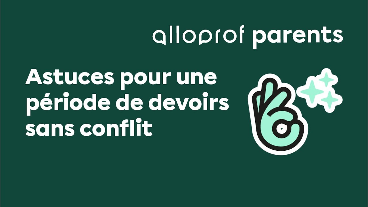 Astuces pour une période de devoirs sans conflit