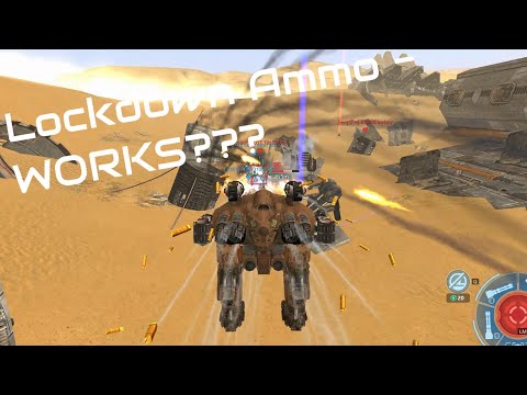 War Robots [WR] - Lockdown Ammo DOESNT WORK!!!