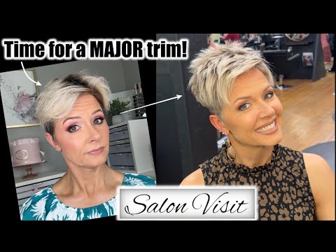 Going SUPER Short! Bold Pixie Cut at the Salon ✂️✨