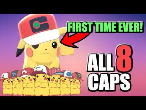 *LIMITED* All 8 Cap Pikachu Mystery Gifts in Pokemon Sword and Shield