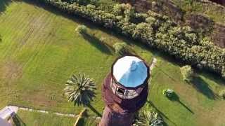 preview picture of video 'Point Bolivar Lighthouse Texas - Aerial Video DJI Phantom 2 Vision Plus'