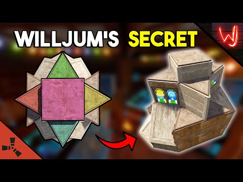 Willjum's Secret BUNKER Base in RUST - Solo Base Design (2025)