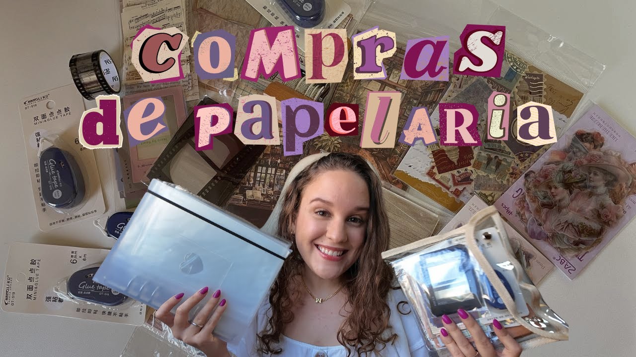 Materiais de papelaria da Shopee