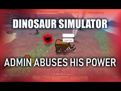 Dinosaur Simulator I Developer abuses his power