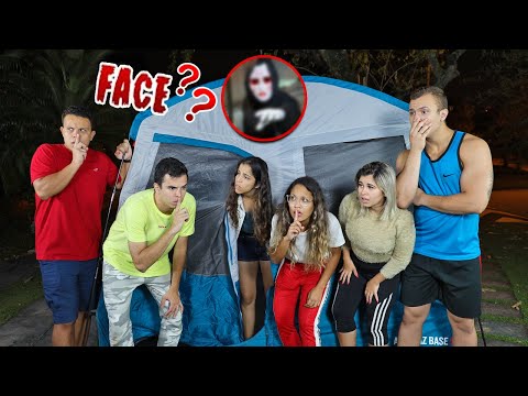 WE WENT CAMPING AWAY FROM HOME AND A BIZARRE THING HAPPENED! - WAS IT FACE?