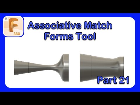 Fusion 360 Form Mastery - Part 21 - Associative Match Forms Tool #Fusion360