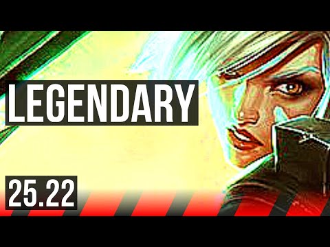 RIVEN vs TEEMO (TOP) | Legendary, Rank 13 Riven | KR Master | 25.22