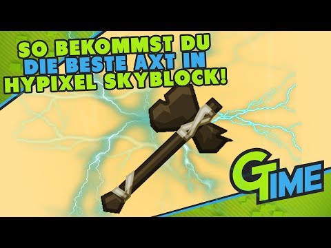 MINECRAFT HYPIXEL SKYBLOCK SO KRIEGST DU DIE JUNGLE AXE! - MINECRAFT DEUTSCH | GAMERSTIME