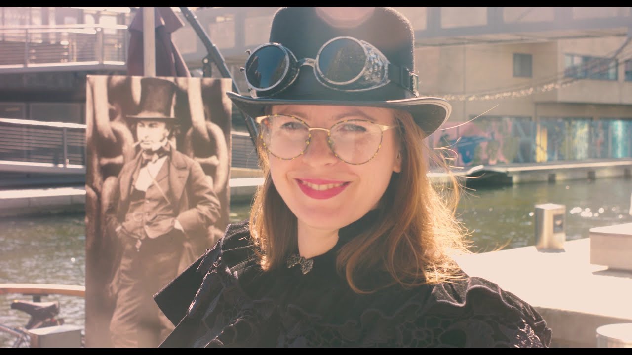 Brigadoon!  A floating village, materialising on a canal near you soon!