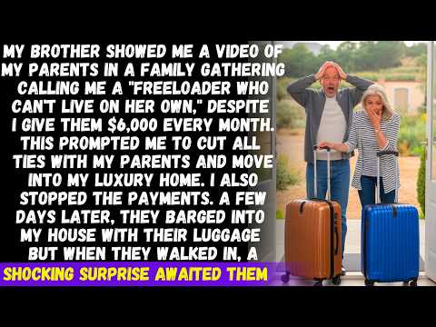 My parents called me a "freeloader who can't live on her own" at a family party so I left and then..