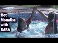OMG Swami Om Ji Maharaj And Monalisa Hot Pool Dance BiggBoss 10 2016