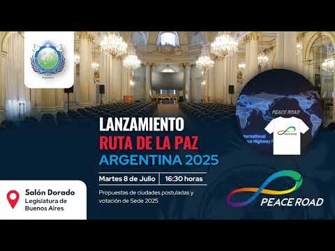 El Trébol elegida sede de Ruta de la Paz 2025 en lanzamiento en Legislatura de Buenos Aires 8-7-2025