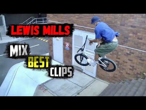 LEWIS MILLS INSTAGRAM MIX CLIPS / STREET PRO BMX RIDER