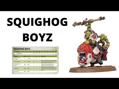 Squighog Boyz Datasheet Preview + Snakebite Rules - Codex Orks Reveals