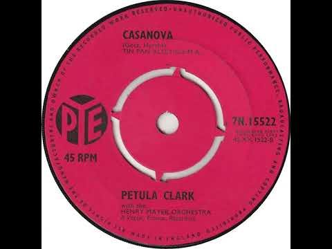 UK New Entry 1963 (93b) Petula Clark - Casanova