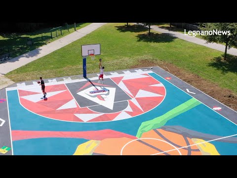 Un nuovo campetto da basket a Legnano. Apre il “Knights Playground”