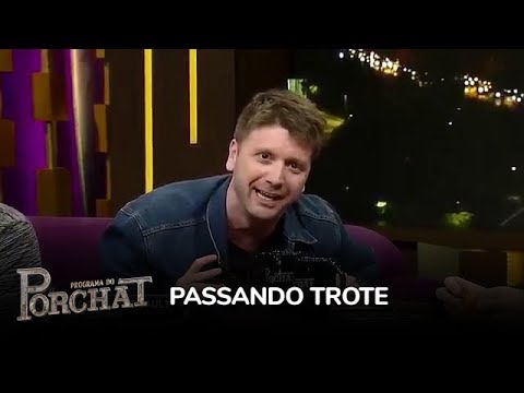 Daniel Zukerman passa trote em Ana Paula Renault e Oscar Maroni