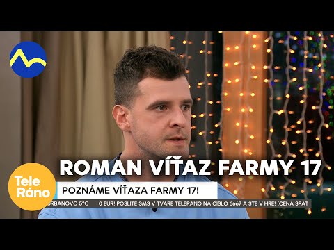Víťaz FARMA 17: Roman Perašín | Teleráno