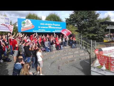 Bayern Hof vs. FCB Amateure - Stimmung im Gästeblock video 3 02.10.2016