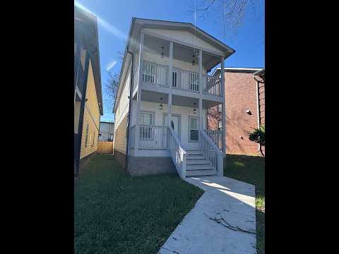 Be the first to live in this 3 bed/3.5 bath home across from Meharry Medical- great location with controlled access parking property video