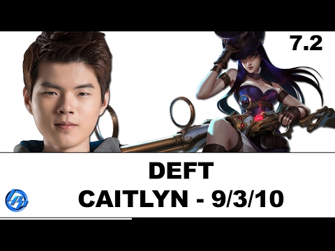 Deft(Caitlyn) vs SohWan(Varus) - Patch 7.2