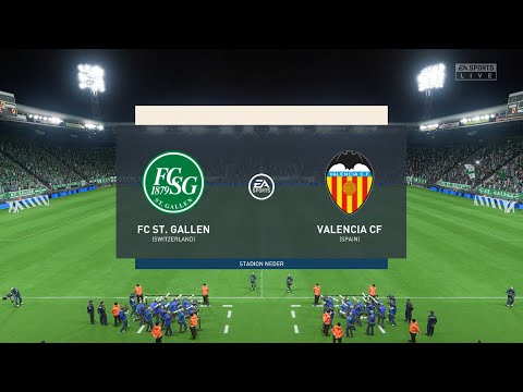 ⚽ St. Gallen vs Valencia ⚽ | Club Friendlies (25/07/2023) | Fifa 23