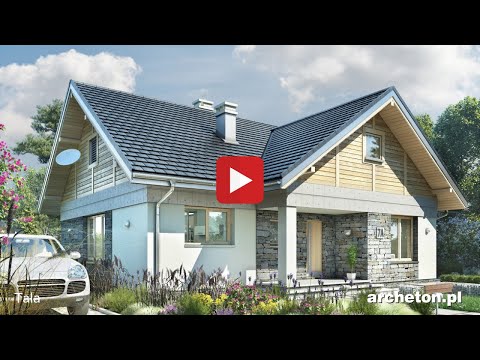 Projekt domu Tala - archeton.pl - parterowy 117,7 m2