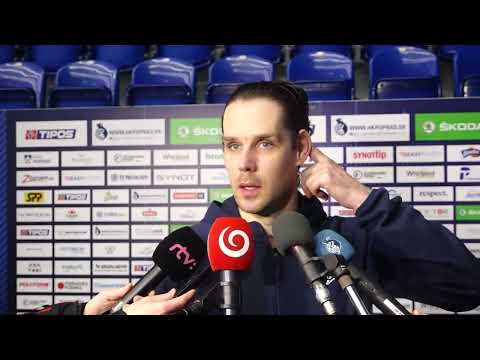 Adam Drgoň po zápase s Michalovcami (33. kolo Tipos Extraliga)