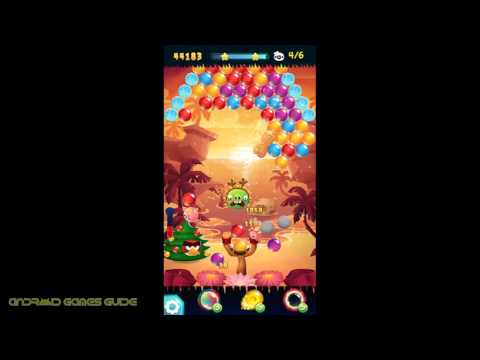 Angry Birds POP Bubble Shooter: Level 58: Walkthrough (3 STARS) HD