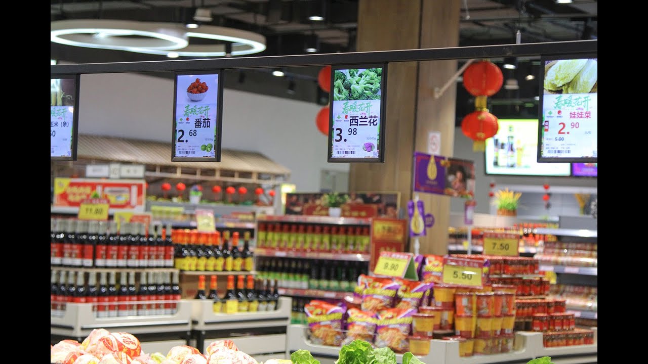 Supermarket Digital Transformation-Before & After Electronic Shelf Labels & Digital Signage