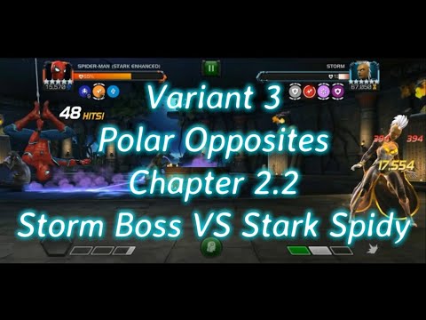 Variant 3 (Polar Opposites) | Chapter 2.2 Storm Boss VS stark Spidy | SOLO | MCOC