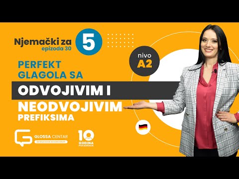 Njemački za 5 - Perfekt glagola sa (ne)odvojivim prefiksima - A2 (sezona 3 epizoda 30)