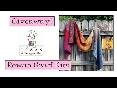 Giveaway!  Rowan Scarf Kits